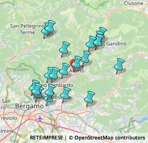 Mappa Via B. Crespi, 24021 Albino BG, Italia (6.8385)