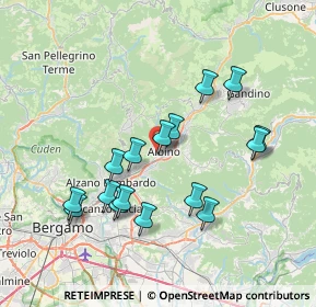 Mappa Via B. Crespi, 24021 Albino BG, Italia (7.0775)
