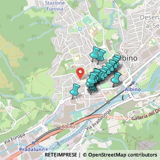 Mappa Via B. Crespi, 24021 Albino BG, Italia (0.2945)