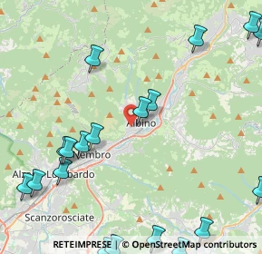 Mappa Via B. Crespi, 24021 Albino BG, Italia (6.146)