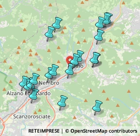 Mappa Via B. Crespi, 24021 Albino BG, Italia (3.953)