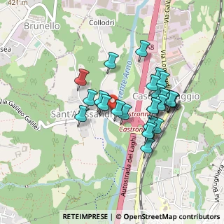 Mappa Via Sant'Alessandro, 21040 Castronno VA, Italia (0.37143)