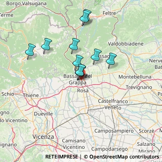 Mappa D. Manin, 36061 Bassano del Grappa VI, Italia (11.98182)