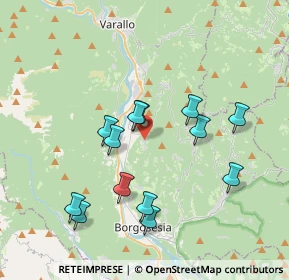 Mappa Via San Giovanni, 13017 Quarona VC, Italia (3.57308)