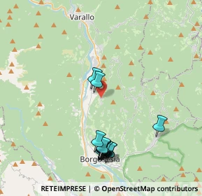 Mappa Via San Giovanni, 13017 Quarona VC, Italia (4.20786)
