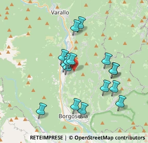 Mappa Via San Giovanni, 13017 Quarona VC, Italia (3.40938)