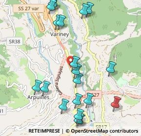 Mappa Frazione Signayes, 11100 Aosta AO, Italia (1.2215)