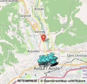 Mappa Frazione Signayes, 11100 Aosta AO, Italia (2.198)