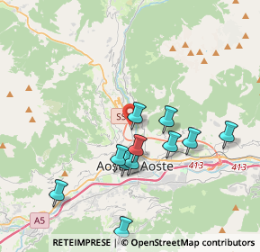 Mappa Frazione Signayes, 11100 Aosta AO, Italia (3.95833)