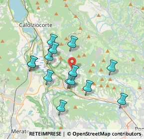 Mappa Via Tribulina, 24030 Caprino Bergamasco BG, Italia (3.36929)