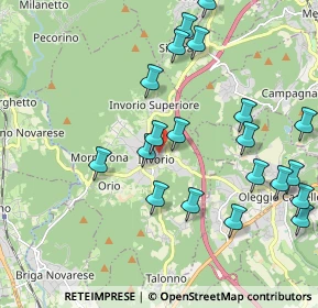 Mappa Via Giovanni Curioni, 28045 Invorio NO, Italia (2.2265)