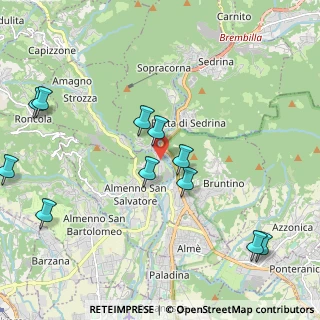 Mappa Via S. Giuseppe Artigiano, 24031 Almenno San Salvatore BG, Italia (2.38909)