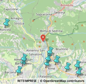 Mappa Via S. Giuseppe Artigiano, 24031 Almenno San Salvatore BG, Italia (2.95455)