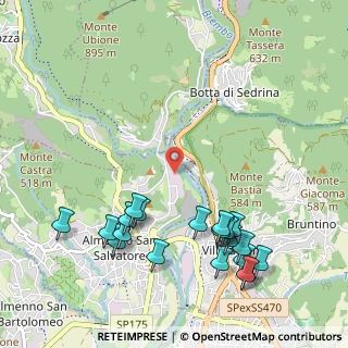 Mappa Via S. Giuseppe Artigiano, 24031 Almenno San Salvatore BG, Italia (1.2375)