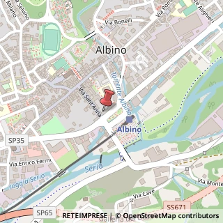 Mappa Via G. Marconi, 2, 24021 Albino, Bergamo (Lombardia)