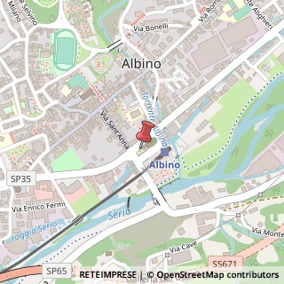 Mappa Via Giuseppe Mazzini, 61, 24021 Albino BG, Italia, 24021 Albino, Bergamo (Lombardia)