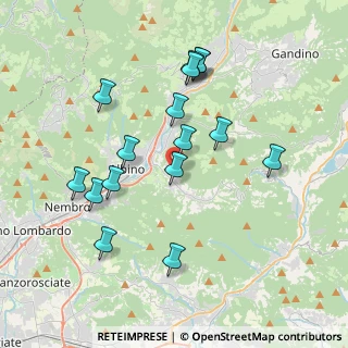 Mappa Via Grumelduro, 24021 Albino BG, Italia (3.72938)