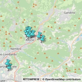 Mappa Via Grumelduro, 24021 Albino BG, Italia (3.58636)