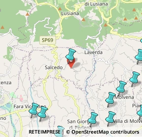 Mappa Via Ronzani, 36040 Salcedo VI, Italia (3.38)