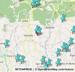 Mappa Via Ronzani, 36040 Salcedo VI, Italia (3.029)