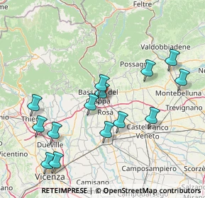 Mappa Via B. Cellini, 36061 Bassano del Grappa VI, Italia (16.58)