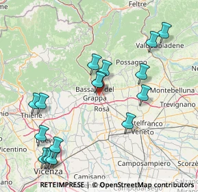 Mappa Via B. Cellini, 36061 Bassano del Grappa VI, Italia (17.88765)