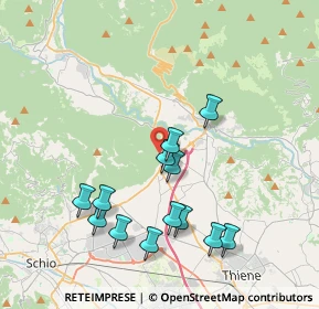 Mappa Via Levrena, 36013 Piovene Rocchette VI, Italia (3.83154)