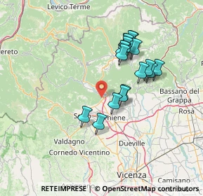 Mappa Via Levrena, 36013 Piovene Rocchette VI, Italia (12.23944)