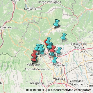 Mappa Via Levrena, 36013 Piovene Rocchette VI, Italia (10.785)