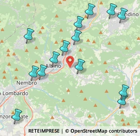 Mappa Via Casazza, 24021 Albino BG, Italia (4.79429)