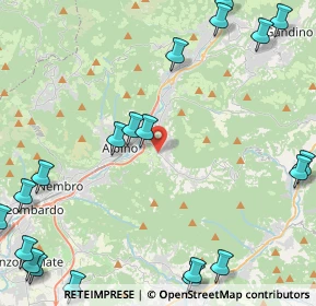 Mappa Via Casazza, 24021 Albino BG, Italia (6.5065)
