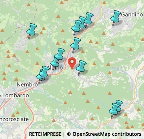 Mappa Via Casazza, 24021 Albino BG, Italia (3.97846)