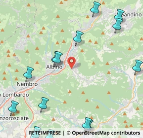 Mappa Via Casazza, 24021 Albino BG, Italia (6.14667)