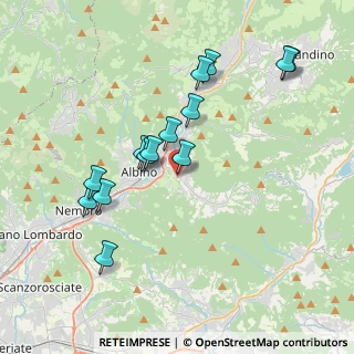 Mappa Via Casazza, 24021 Albino BG, Italia (3.63929)