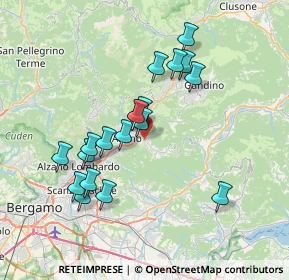 Mappa Via Casazza, 24021 Albino BG, Italia (6.54632)