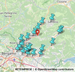 Mappa Via Casazza, 24021 Albino BG, Italia (7.517)