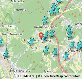 Mappa Via Gamarra, 28045 Invorio NO, Italia (2.473)