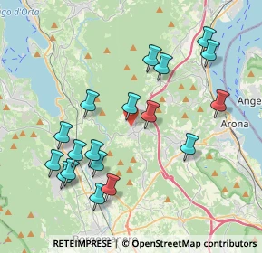 Mappa Via Gamarra, 28045 Invorio NO, Italia (4.07722)