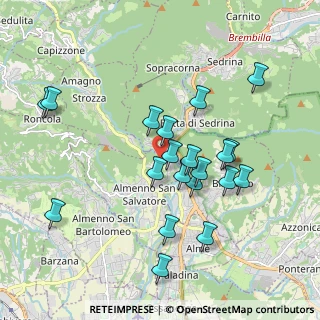 Mappa Via Clanezzo, 24031 Almenno San Salvatore BG, Italia (1.8515)