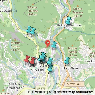 Mappa Via Clanezzo, 24031 Almenno San Salvatore BG, Italia (0.9445)