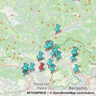 Mappa Via Clanezzo, 24031 Almenno San Salvatore BG, Italia (3.89421)