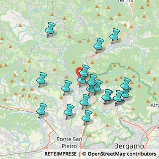 Mappa Via Clanezzo, 24031 Almenno San Salvatore BG, Italia (3.718)