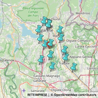 Mappa Via Caronno Varesino, 21040 Morazzone VA, Italia (5.83563)