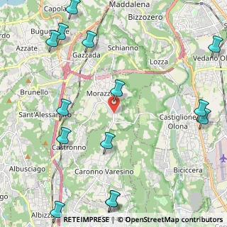 Mappa Via Caronno Varesino, 21040 Morazzone VA, Italia (3.02357)