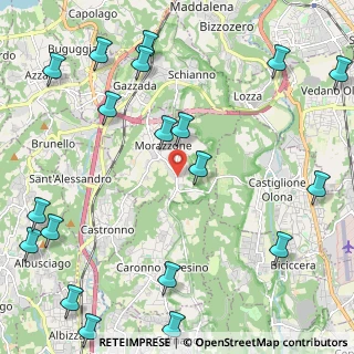 Mappa Via Caronno Varesino, 21040 Morazzone VA, Italia (3.05789)