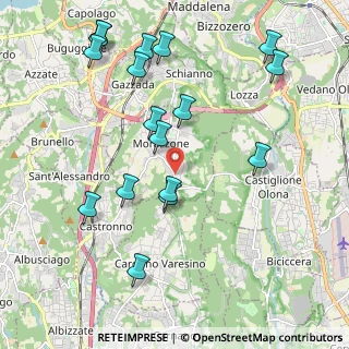 Mappa Via Caronno Varesino, 21040 Morazzone VA, Italia (2.26882)