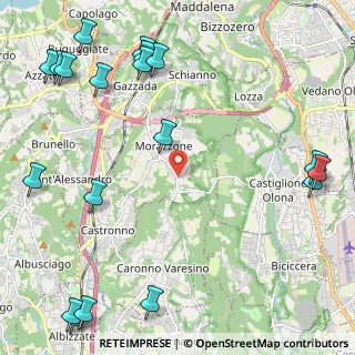 Mappa Via Caronno Varesino, 21040 Morazzone VA, Italia (3.22526)