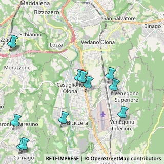 Mappa Via Ludovico Castiglioni, 21043 Castiglione Olona VA, Italia (2.67667)