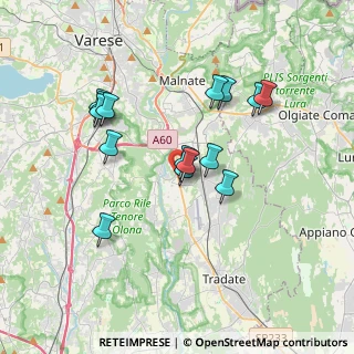 Mappa Via Ludovico Castiglioni, 21043 Castiglione Olona VA, Italia (3.25533)