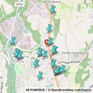 Mappa Via Ludovico Castiglioni, 21043 Castiglione Olona VA, Italia (0.551)